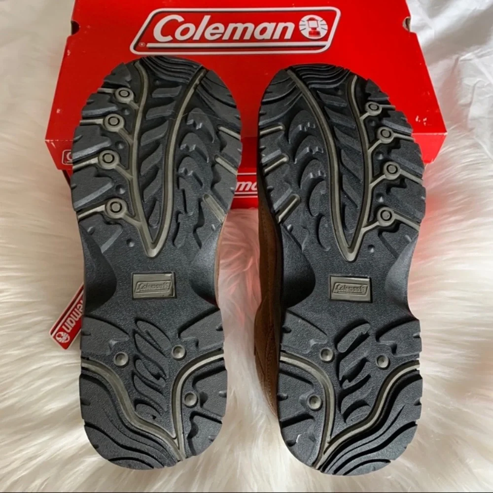NWT Coleman Men's Brown and Black Hiking Snow Rain Boots